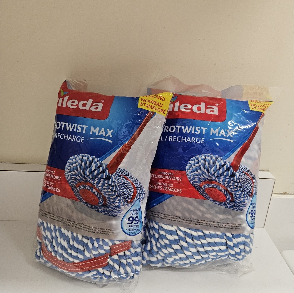 Vileda MicroTwist Max Mop Refill 2 Packs - Picture 3 of 4